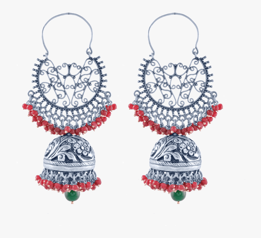 Silver Earrings For Women - Earrings, HD Png Download, Free Download