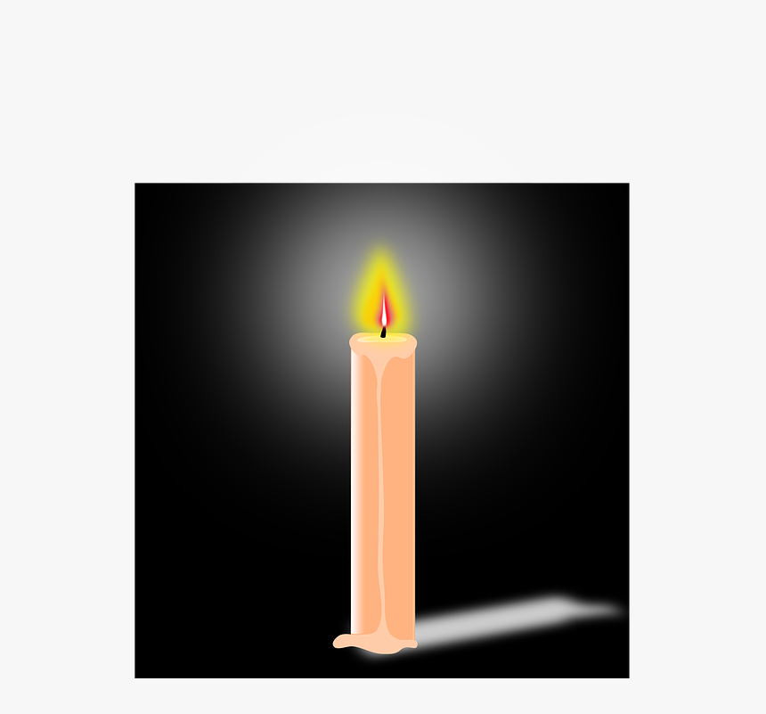 Candle, Flame, Heat, Light, Fire - Candle Case Flat Vector Hd 1080p, HD Png Download, Free Download