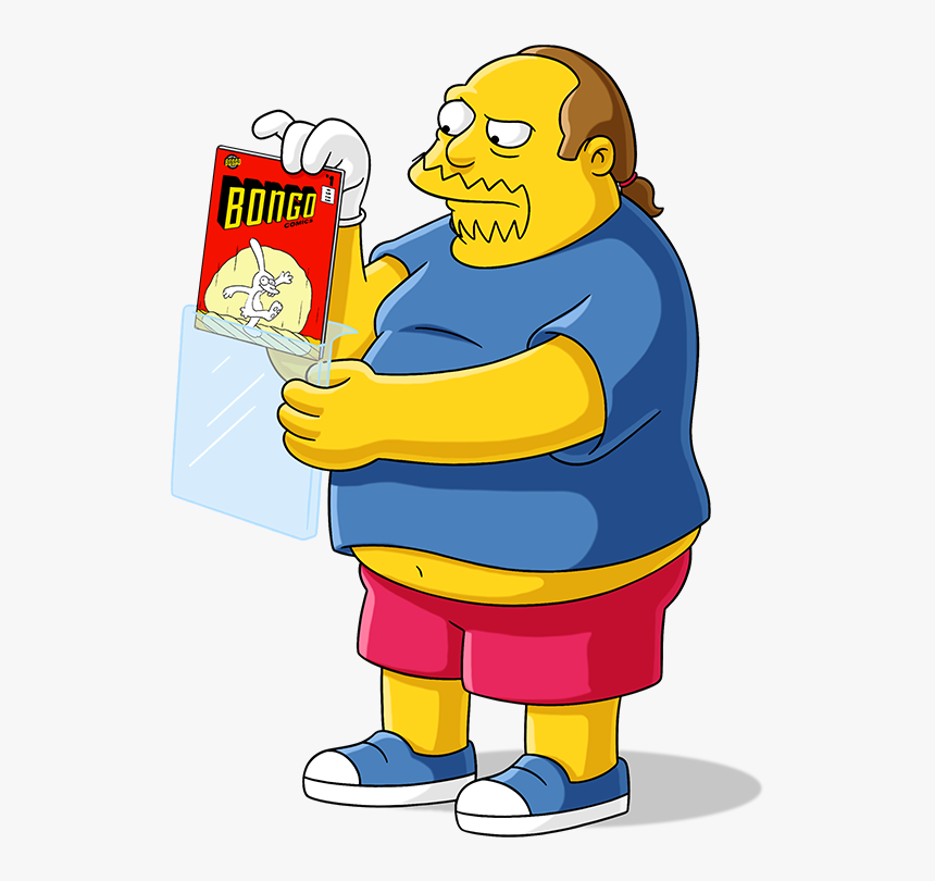 Thomas Dafoe Studios The Simpsons Characters Png Pack - Comic Book Guy  Simpsons World, Transparent Png - kindpng