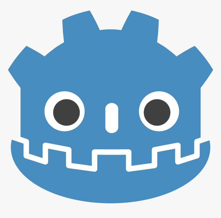 Godot Logo Big - Godot Game Engine Logo, HD Png Download, Free Download