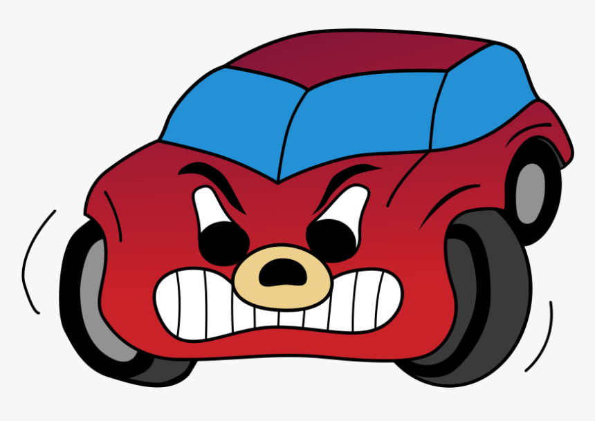 Red Car Clipart Background 1 Hd Wallpapers - Angry Car Clipart, HD Png Download, Free Download