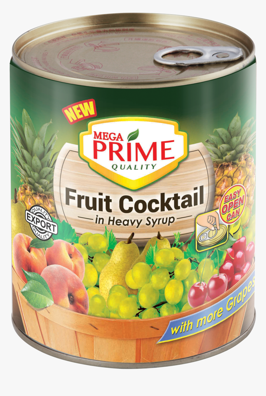Mega Prime Fruit Cocktail 850g, HD Png Download, Free Download