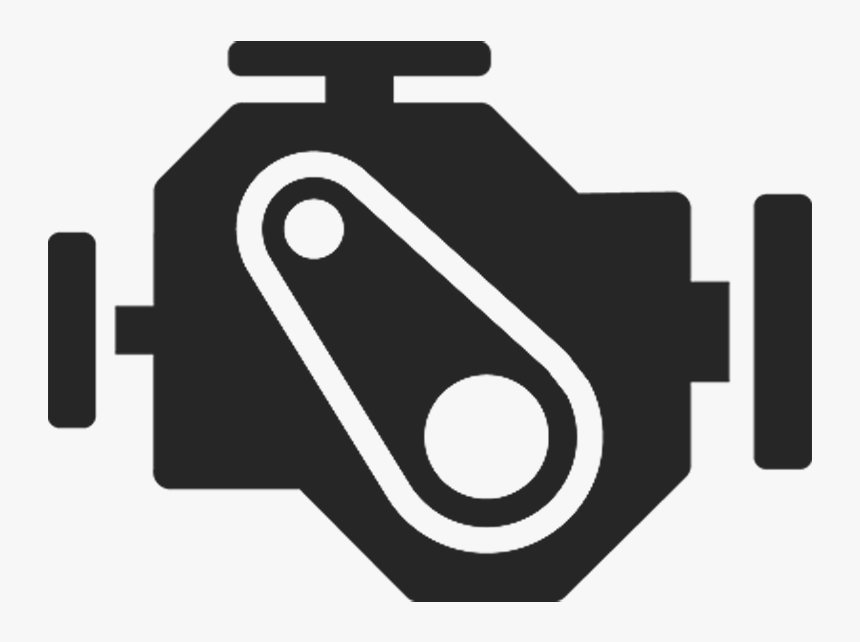 Engine - Red Check Engine Light Icon, HD Png Download, Free Download