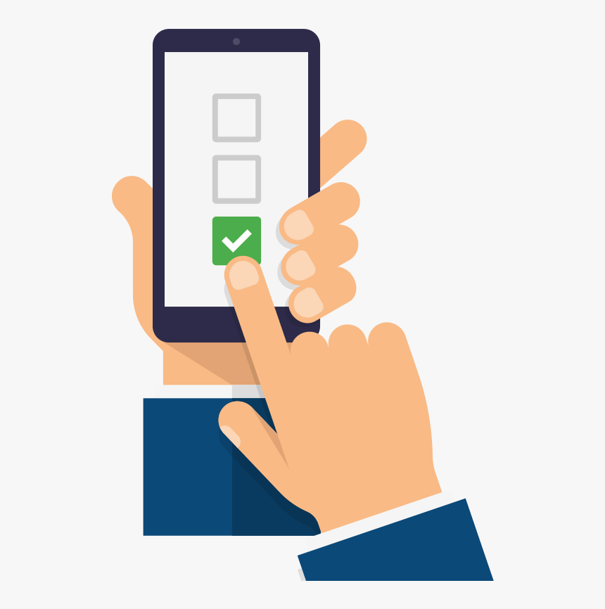 Vote - Cartoon Hand Holding Phone Png, Transparent Png - kindpng Vote - Cartoon Hand Holding Phone Png, Transparent Png - kindpng
