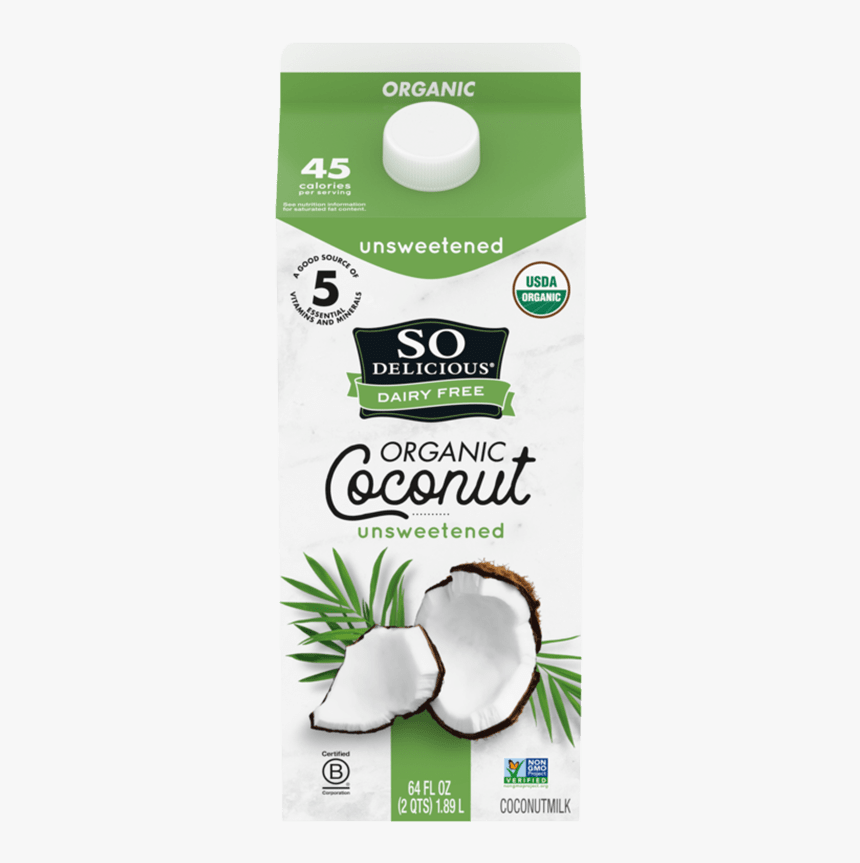 Organic Shelf Stable Original Unsweetened Coconutmilk"
 - So Delicious, HD Png Download, Free Download