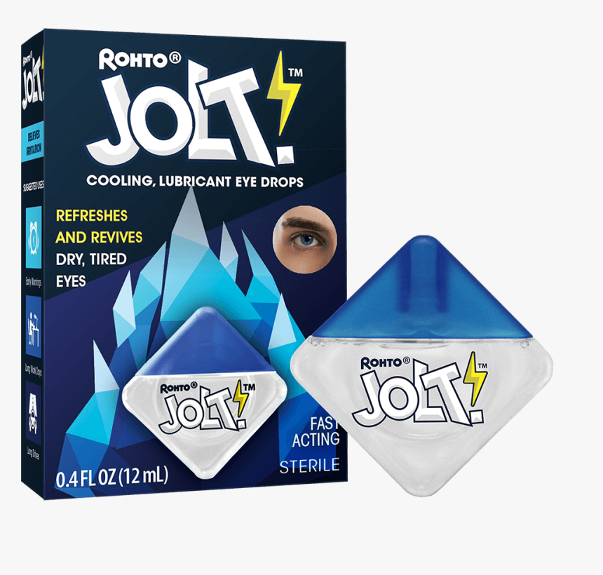 Rohto Jolt Eye Drops - Jolt Eye Drops, HD Png Download, Free Download