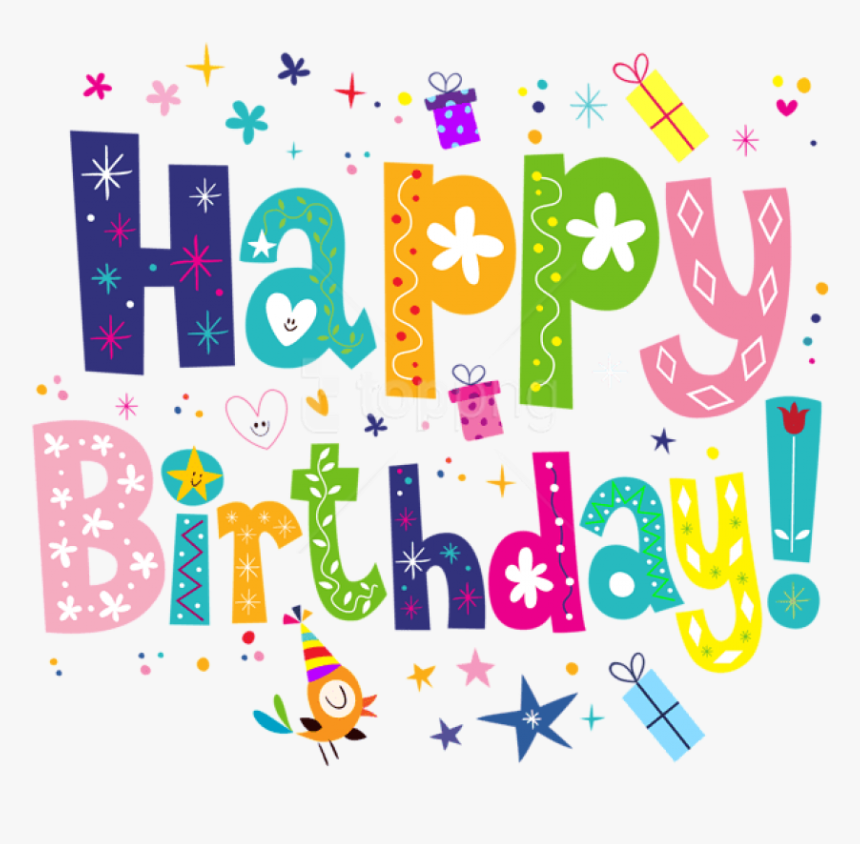 Happy Birthday Design Png - Transparent Background Happy Birthday Clipart, Png Download, Free Download