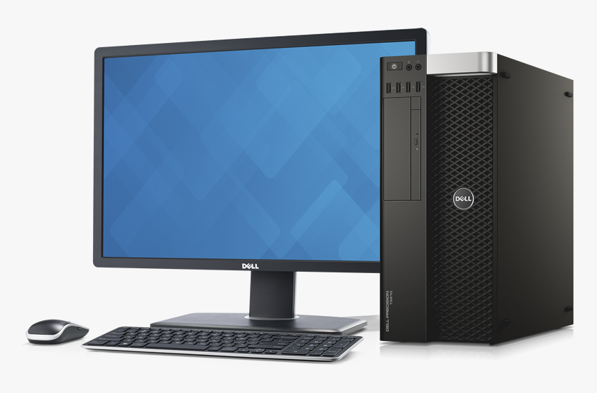 Dell Precision Desktop Computer - Dell Precision T1700 Monitor, HD Png Download, Free Download