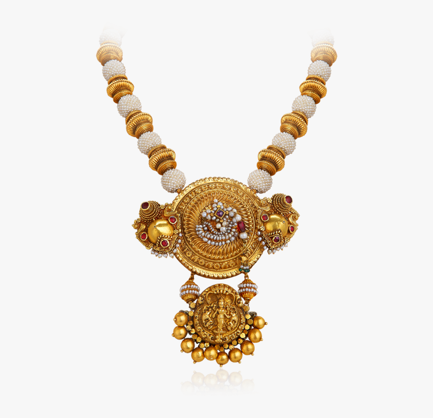 Jaipur Antique Gold Jewellery Gold , Png Download - Necklace, Transparent Png, Free Download