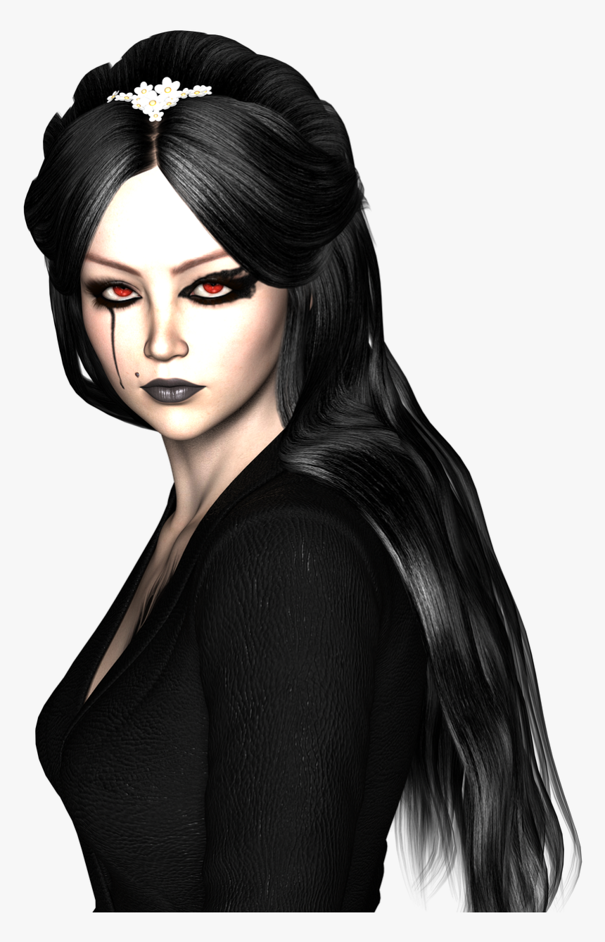 Dark Girl Png, Transparent Png, Free Download