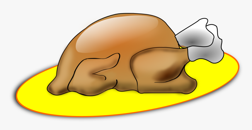 Turkey On A Plate Drawing, HD Png Download, Free Download