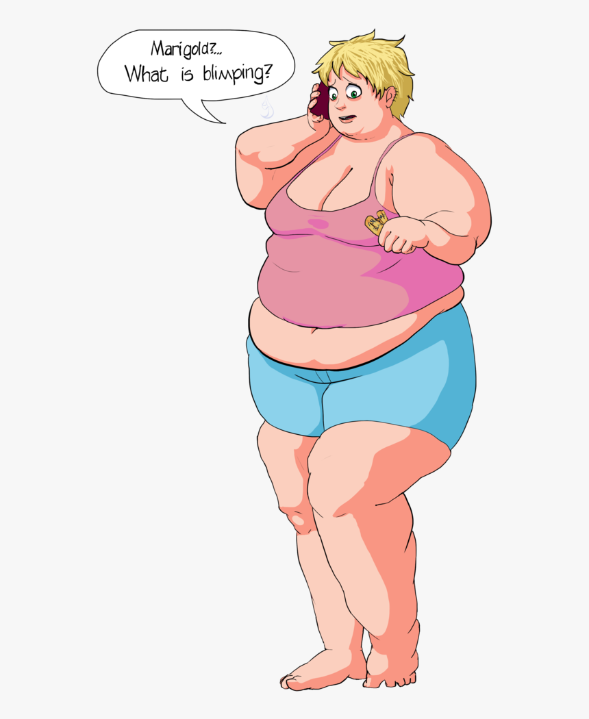 Transparent Fat Woman Clipart - Fat Girl Comic, HD Png Download, Free Download