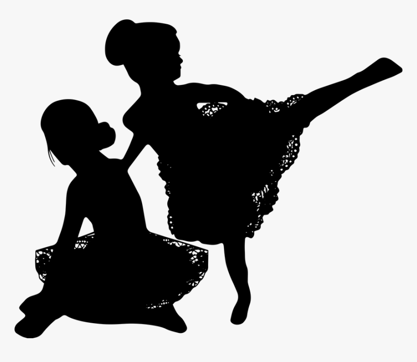 Little Ballerina, Girl Ballet, Small, Young, Ballerina - Silhouette, HD Png Download, Free Download