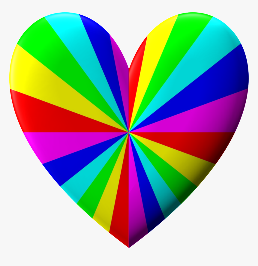 Coeur Arc En Ciel, HD Png Download, Free Download