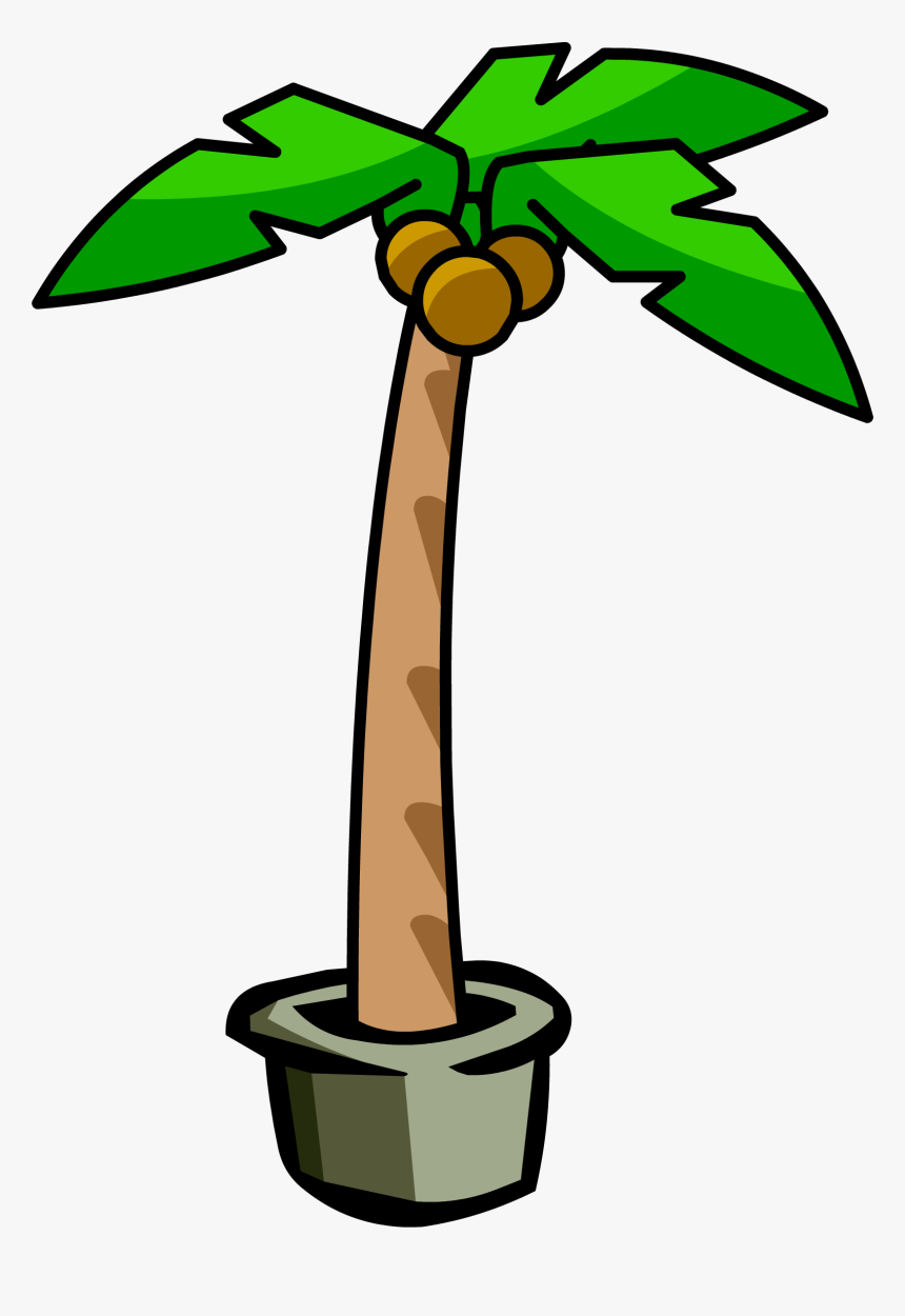 Club Penguin Palm Tree, HD Png Download, Free Download