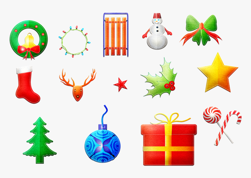 Christmas Items, Wreath, Snowman, Christmas, Star, - Itens De Natal Png, Transparent Png, Free Download