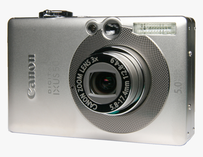 Canon Digital Ixus 50 Front - Canon Digital Ixus 50, HD Png Download, Free Download