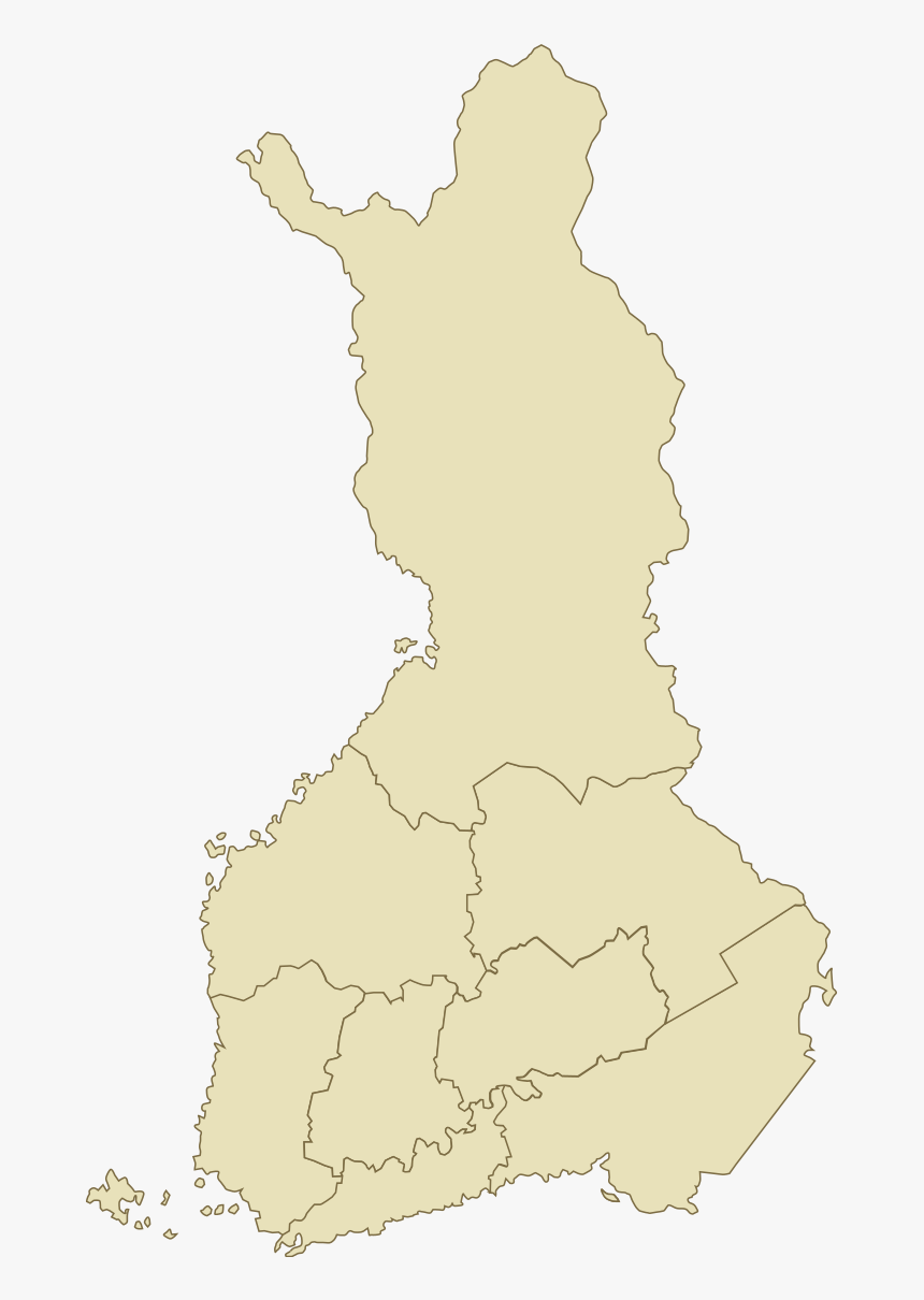 Suomen Suuriruhtinaskunta Kartta, HD Png Download - kindpng