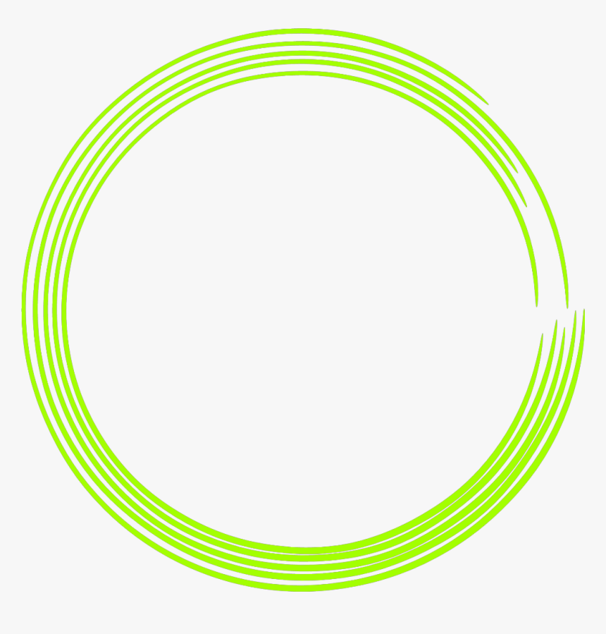 #mimi #neon #green #round #circle #rounds #yuvarlak - Neon Çerçeve, HD Png Download, Free Download