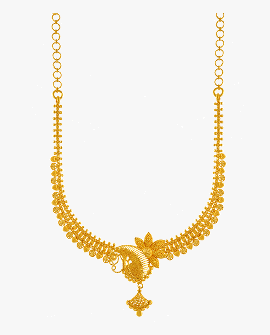 Png Jewellers Online - Gold Necklace Pc Chandra Jewellers, Transparent Png, Free Download