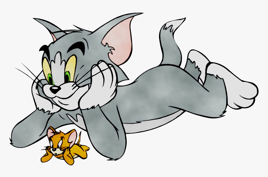 Tom Cat Jerry Mouse Nibbles Tom And Jerry Cartoon - Tom And Jerry Png, Transparent Png, Free Download