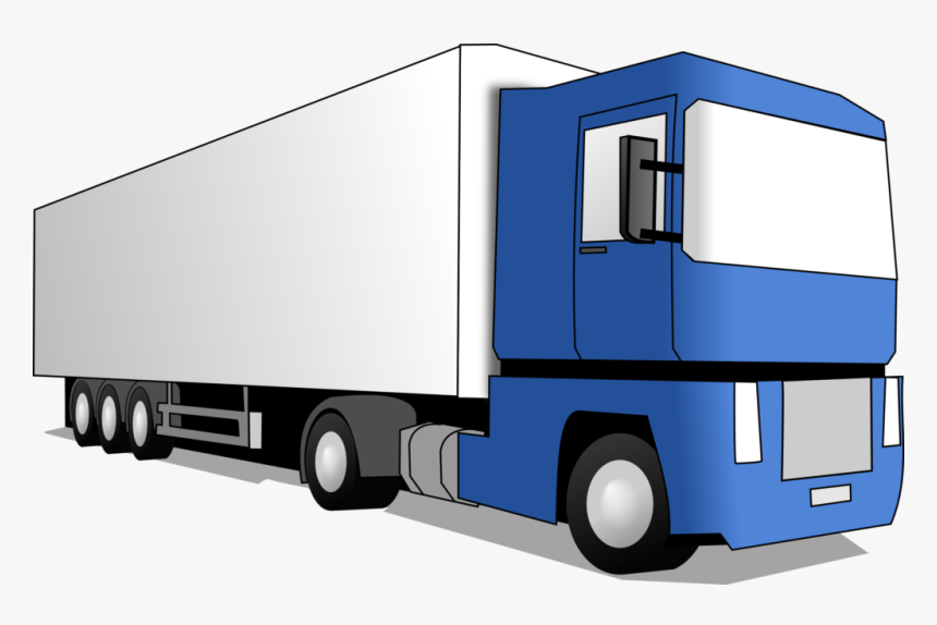 Vector Freeuse Trailer At Getdrawings Com - Truck Clipart Png Transparent, Png Download, Free Download