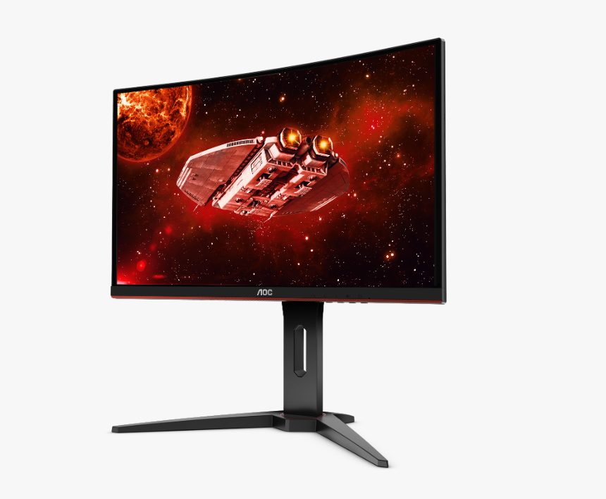 27 Inch Aoc Curved Monitor, HD Png Download, Free Download