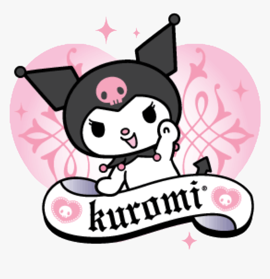 Kuromi Kuromisticker Sanrio Sanriocharacters Hellokitty Kuromi X My Melody Hd Png Download Kindpng