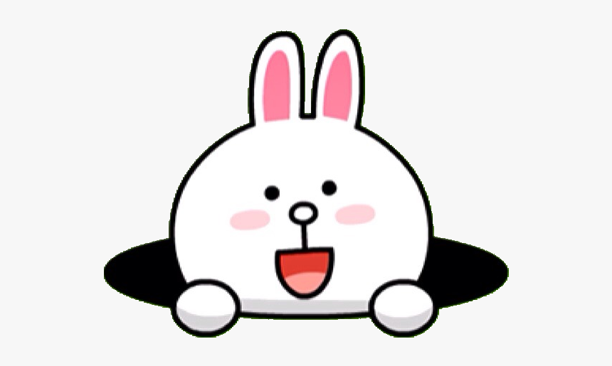 Thumb Image - Line Rabbit Png, Transparent Png, Free Download