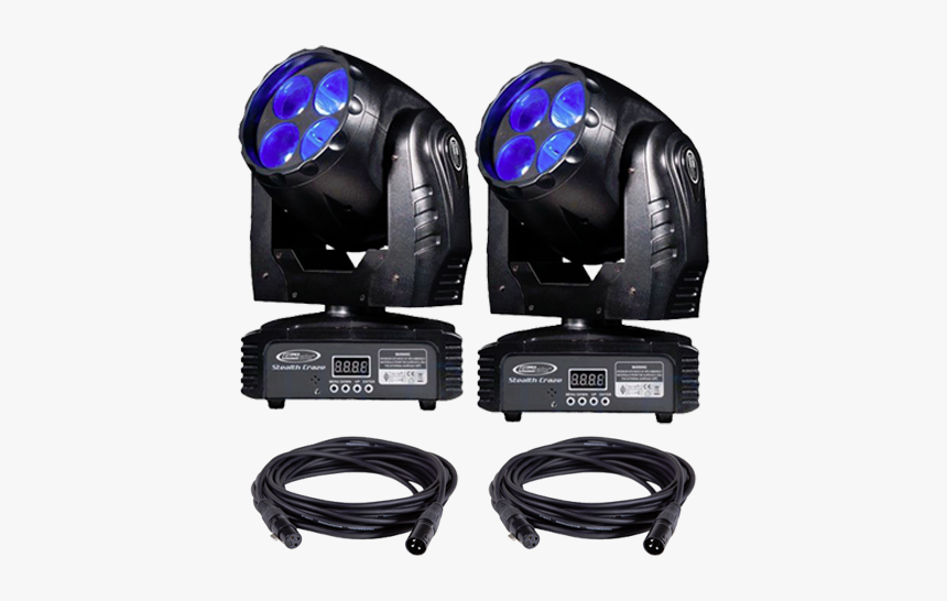 Eliminator Stealth Craze Led Moving Head Light 2-pack - Intelligent Lighting, HD Png Download, Free Download