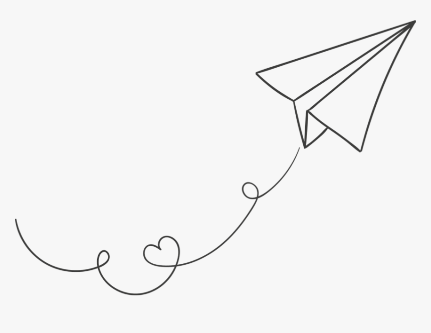 Aeroplane Clipart Png - Transparent Background Paper Airplane Png, Png Download, Free Download