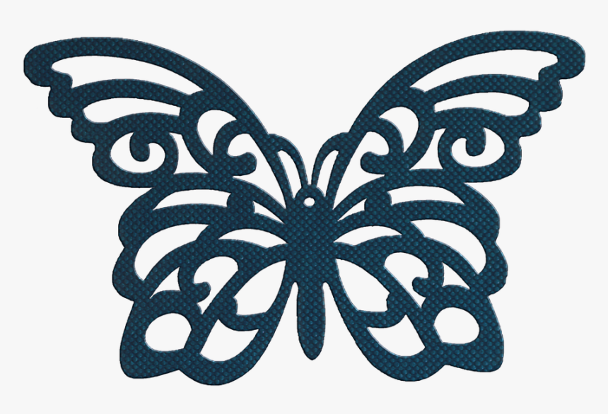 Butterfly, Insect, Wing, Flying, Silhouette, Contour - Vector Butterfly Silhouette Png, Transparent Png, Free Download