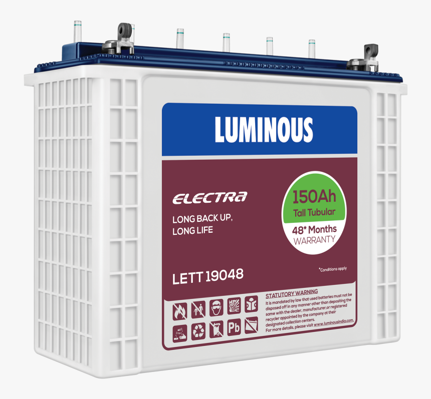 Thumb Image - Luminous Tubular Battery 150ah Price, HD Png Download, Free Download