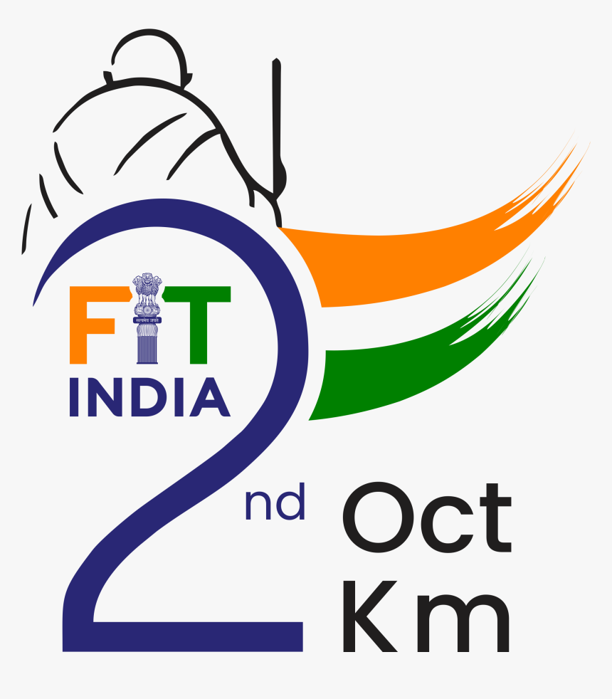 02 02 Run Logo - Fit India Plogging Run, HD Png Download, Free Download