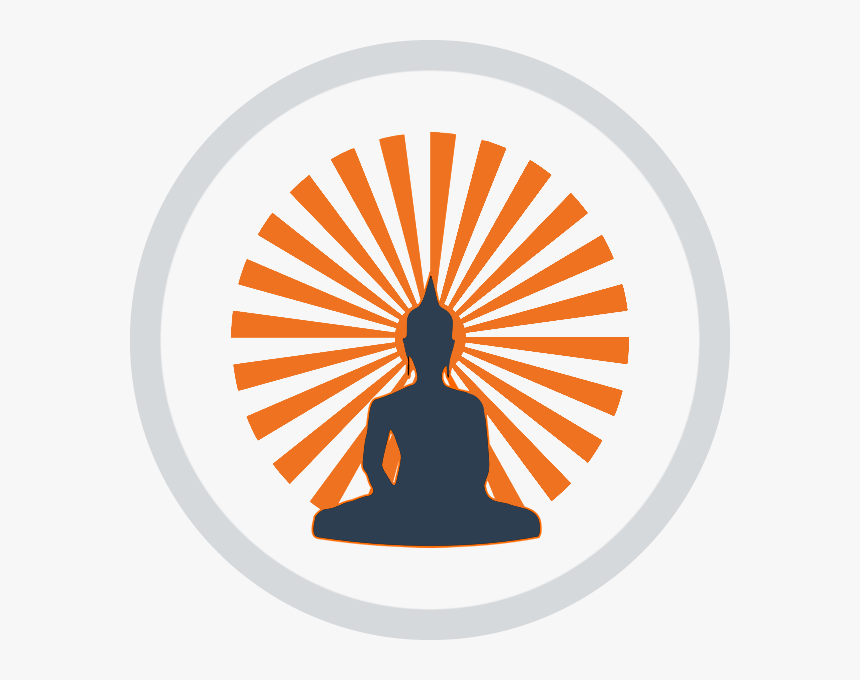 Transparent Meditation Silhouette Png - Buddha Logo Png, Png Download, Free Download