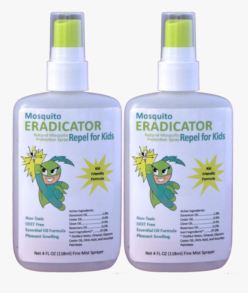 Mosquito Repellent Eradicator Repel For Kids Natural, - Mosquito Spray Kids, HD Png Download, Free Download
