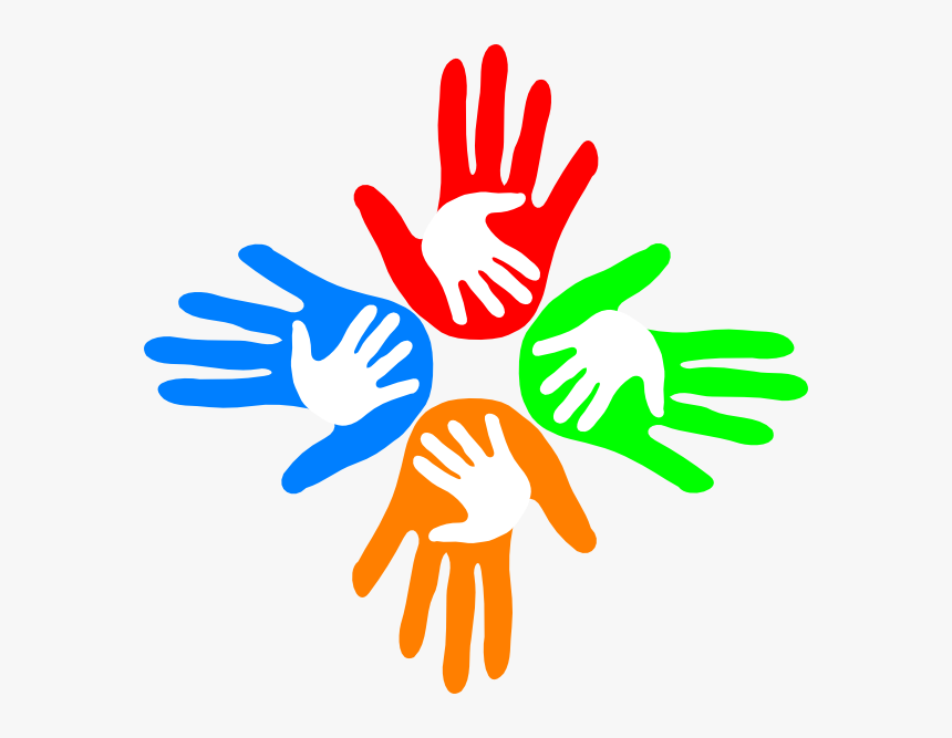 Unique Clipart Colourful Hand - Transparent Colorful Hand Png, Png Download, Free Download