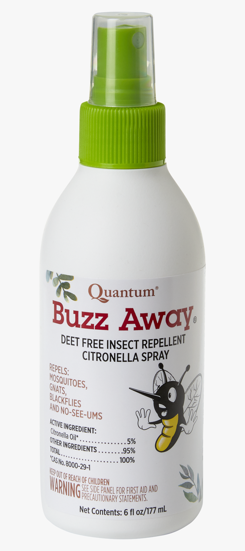 Deet Free Insect Repellent Citronella Spray - Plastic Bottle, HD Png Download, Free Download