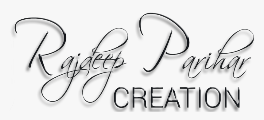 Rajdeep Singh Parihar Creation - Calligraphy, HD Png Download, Free Download