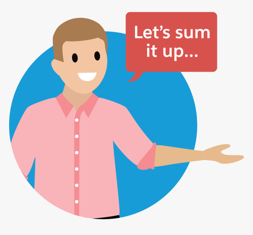 Let"s Sum It Up - Cartoon, HD Png Download - kindpng