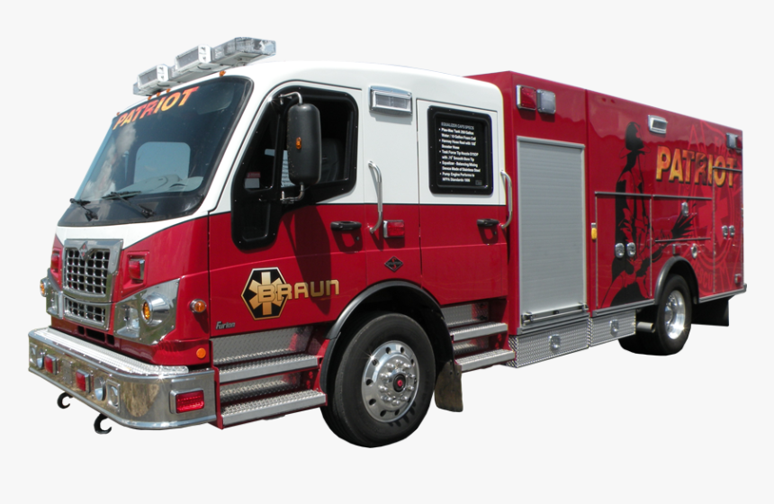 Braun Fire Truck Ambulance - Bridgeville Volunteer Fire Department, HD Png Download, Free Download