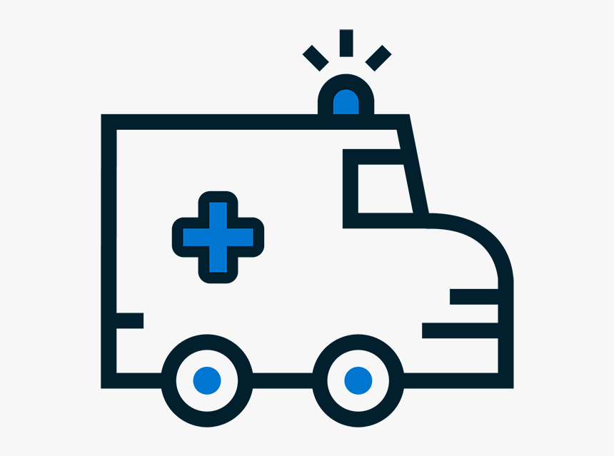 Graphic Freeuse Ambulance Clipart Emergency Transport - Emergency Vehicle Icon, HD Png Download, Free Download