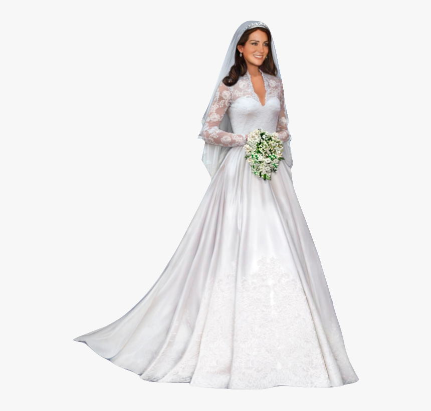 Kate Middleton Wedding Png , Png Download - Kate Middleton On Wedding Day, Transparent Png, Free Download