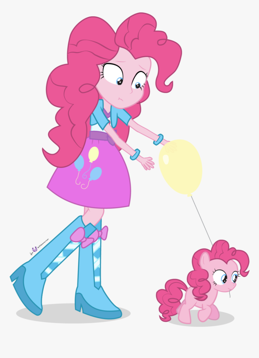 Pony And Eguestrian Girl Pinkie Pie Wallpaper Wpt7607915 - My Little Pony Equestria Girls Filly Pinkie Pie, HD Png Download, Free Download