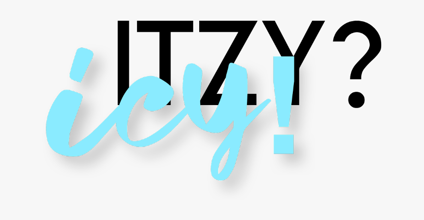 #itzy #icy #kpop #logo #text #ryujin #yuna #lia #yeji - Graphic Design, HD Png Download, Free Download
