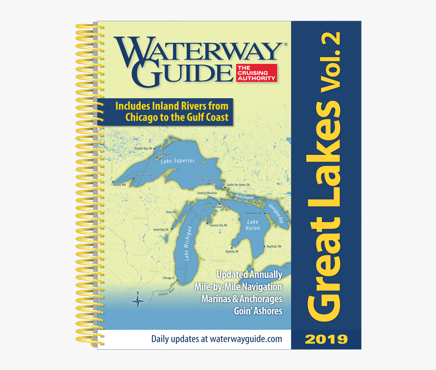 Waterway Guides, Waterway Guide Great Lakes Volume - Atlantic Icw Waterway Guide 2020, HD Png Download, Free Download