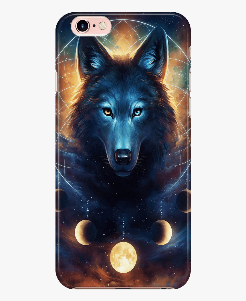 Dreamcatcher Wolf Phone Case By Jojoesart"
 Class= - Moon Wolf, HD Png Download, Free Download