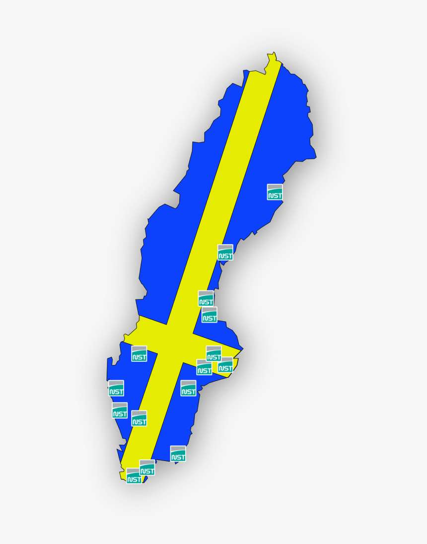Sweden Map Flag, HD Png Download, Free Download