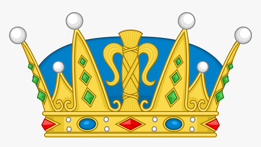 Coronet Of The Crown Prince Of Sweden Clipart , Png - Swedish Heraldic Crown, Transparent Png, Free Download