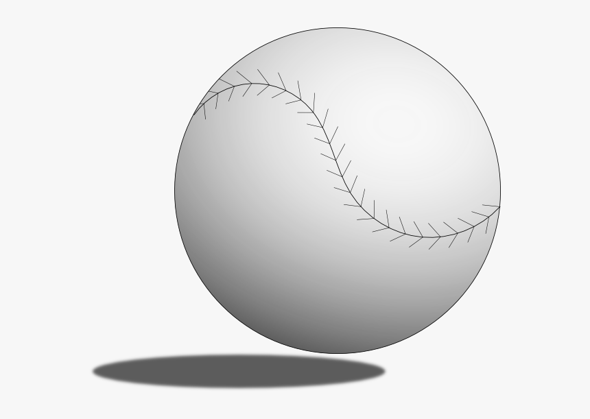 Transparent Baseball Diamond Clipart Black And White - Field Hockey Ball Clip Art, HD Png Download, Free Download